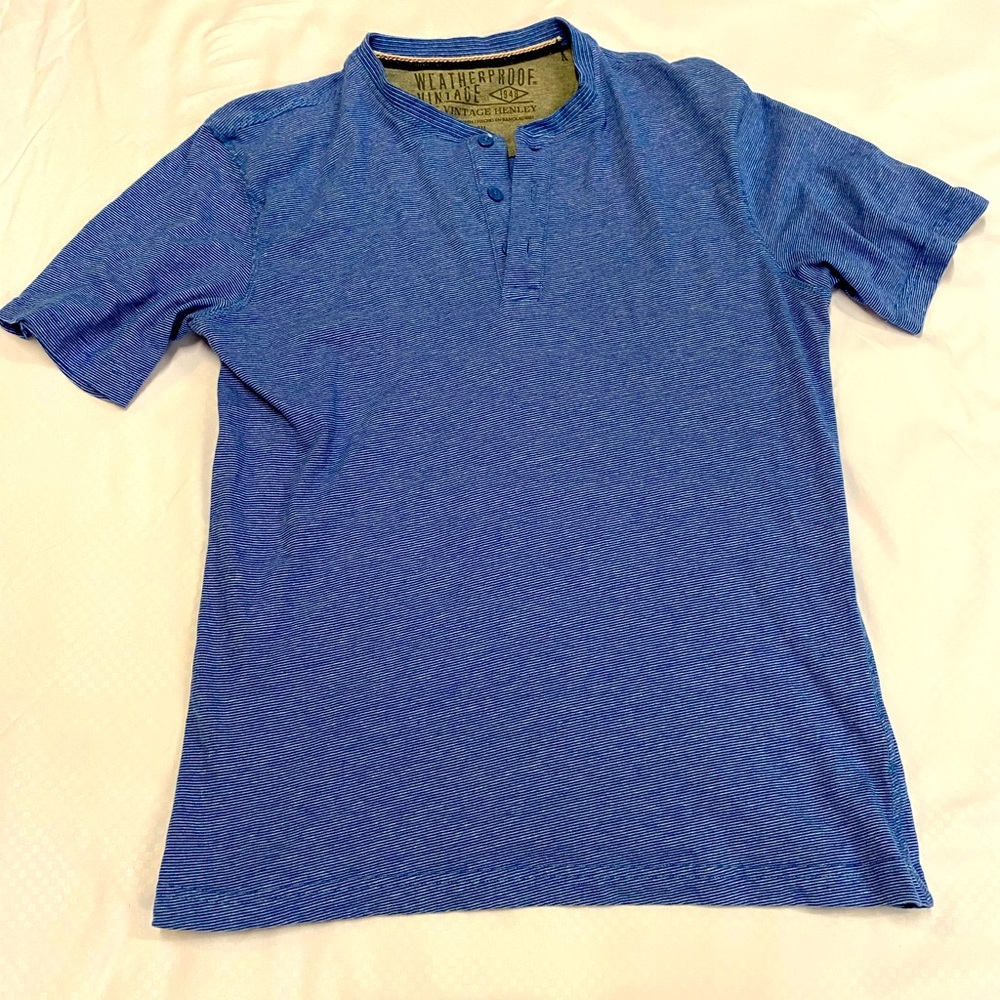 Navy Blue Striped T-Shirt